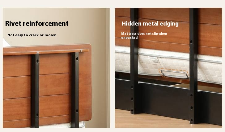 Poplar Solid Wood Suspended Box Bed Bauhaus Style