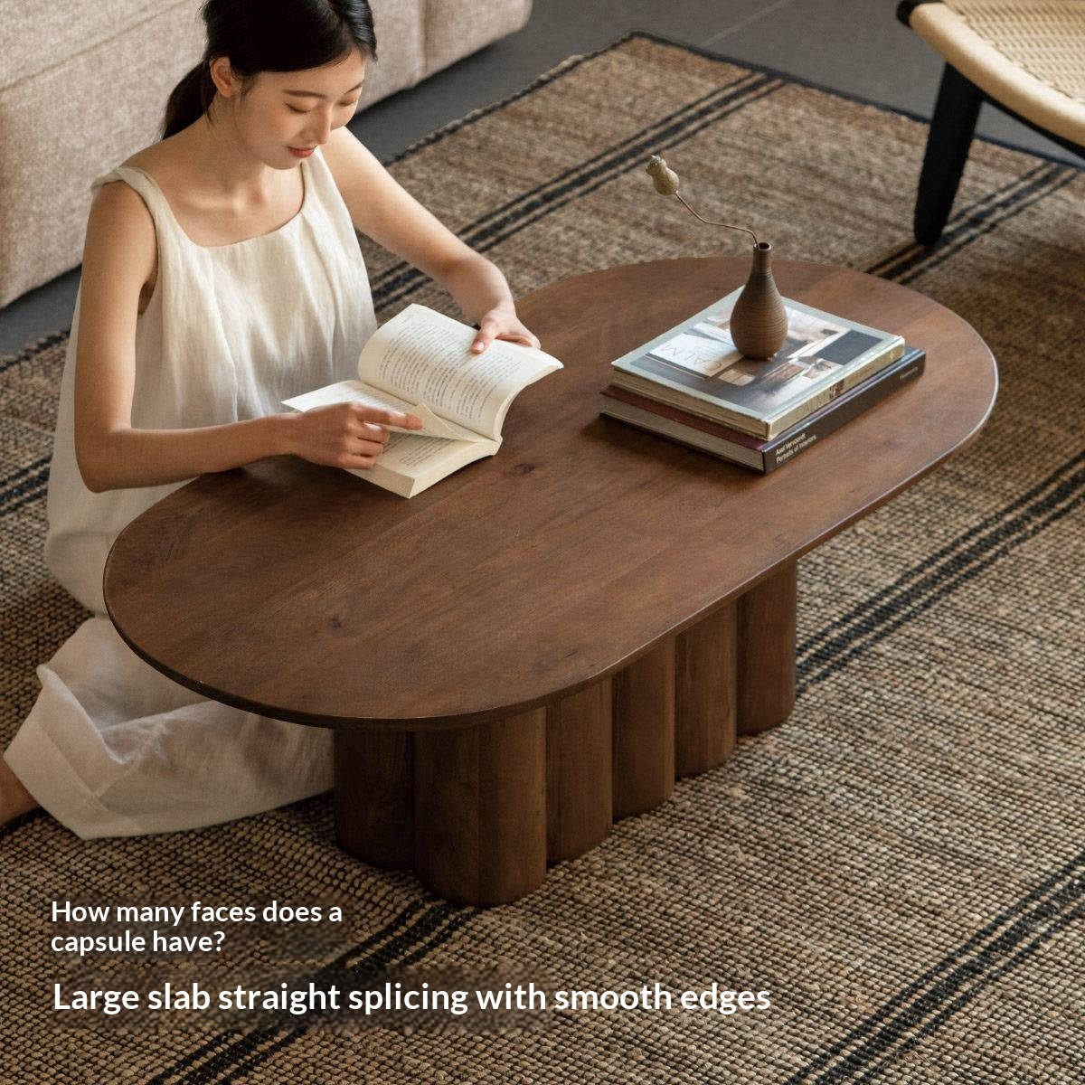 Mango Solid Wood Wabi Sabi Style Coffee Table