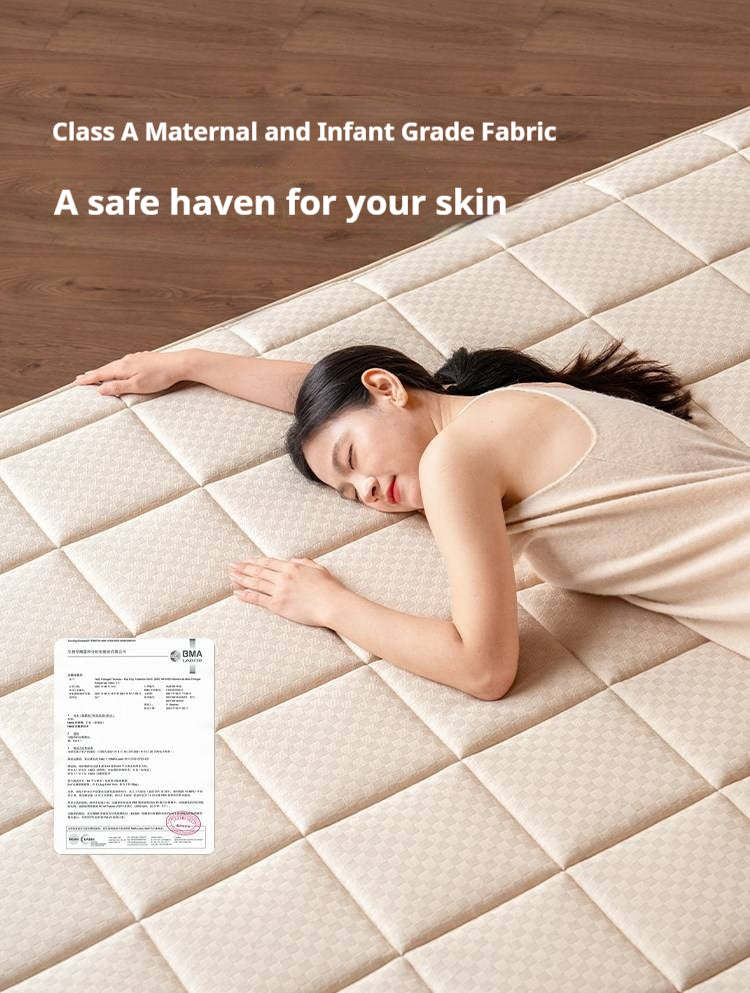 Zero-Glue Soy Fiber Mattress — Independent Spring Model, Thick Latex Support Mattress