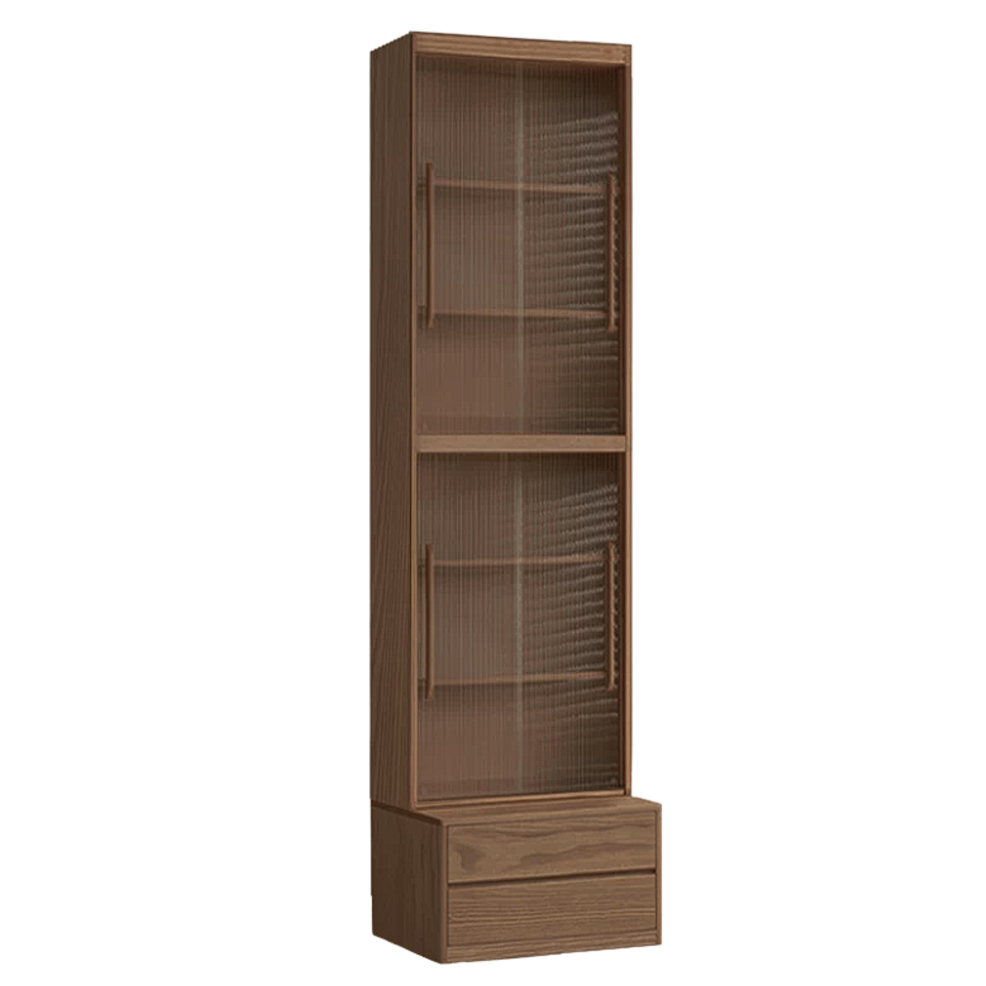 Sandalwood, Oak, Ash Solid Wood Combination Bookcase