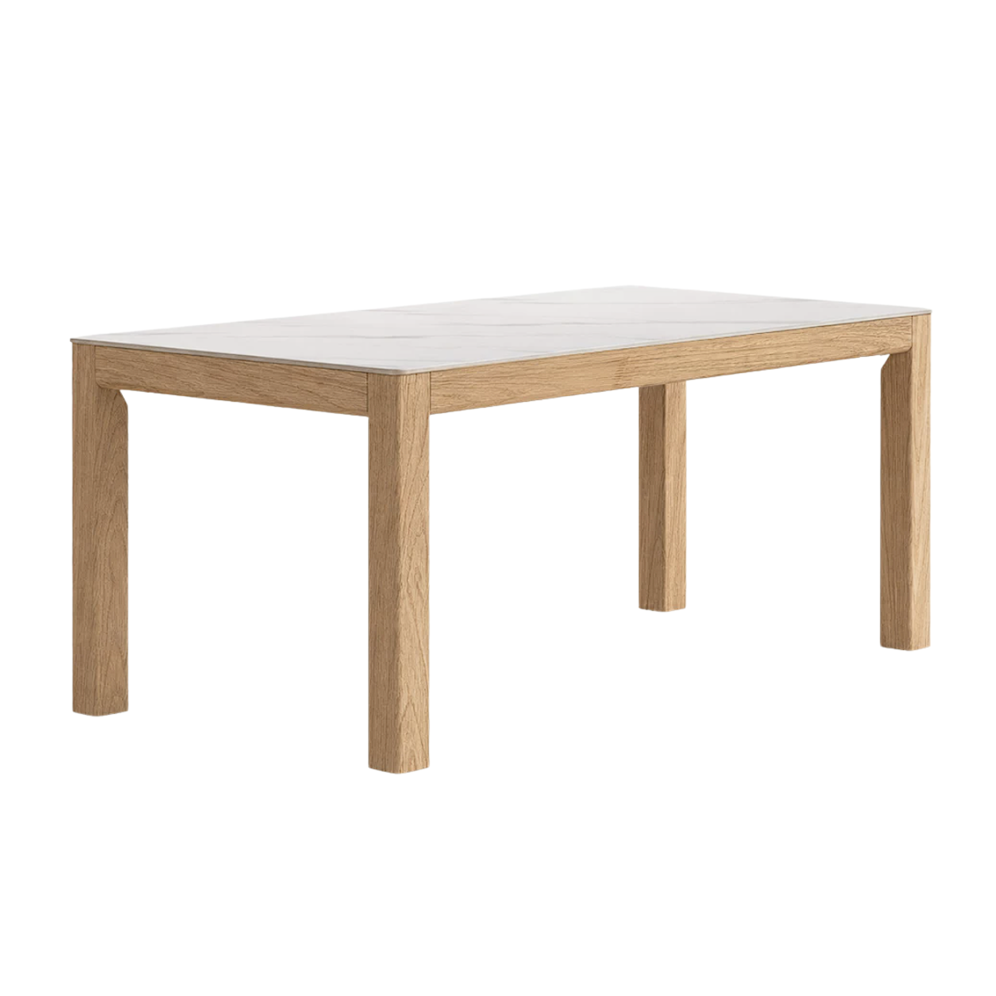 Oak Solid Wood Simple Shape Dining Table