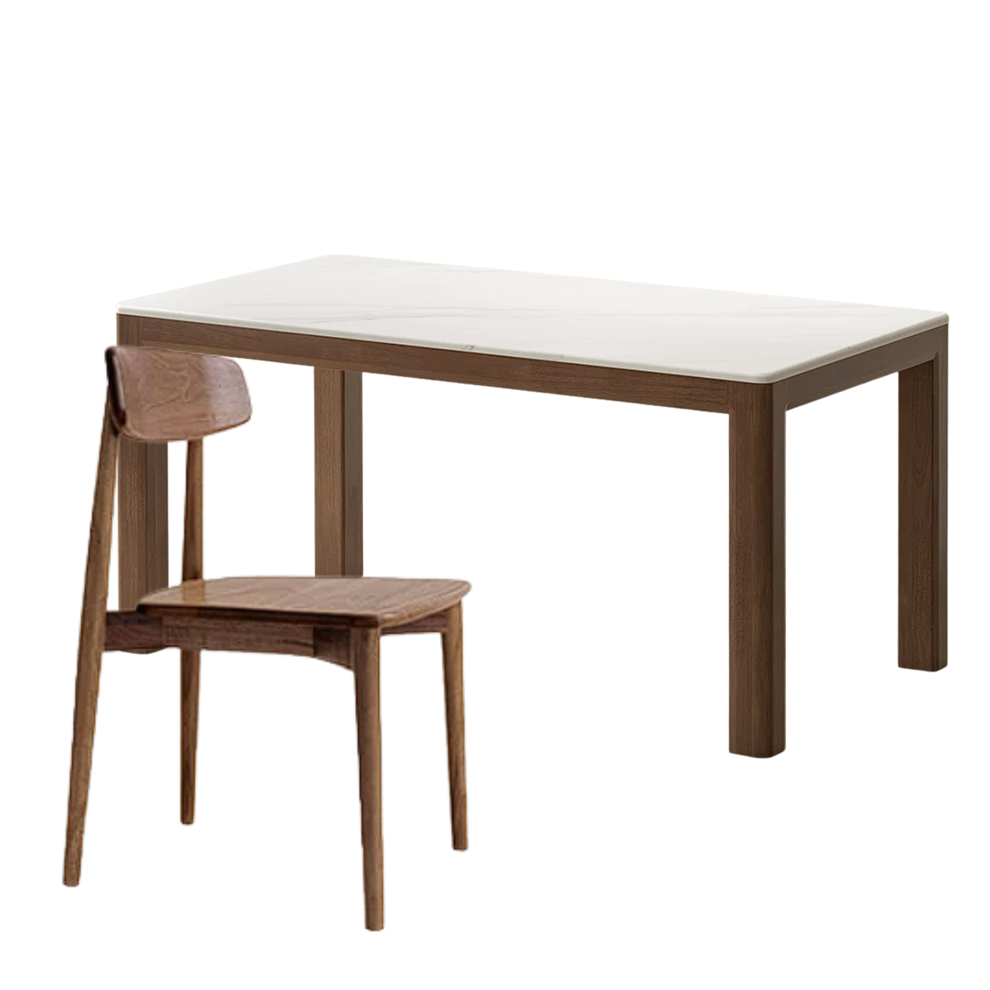 Oak Solid Wood Simple Shape Dining Table