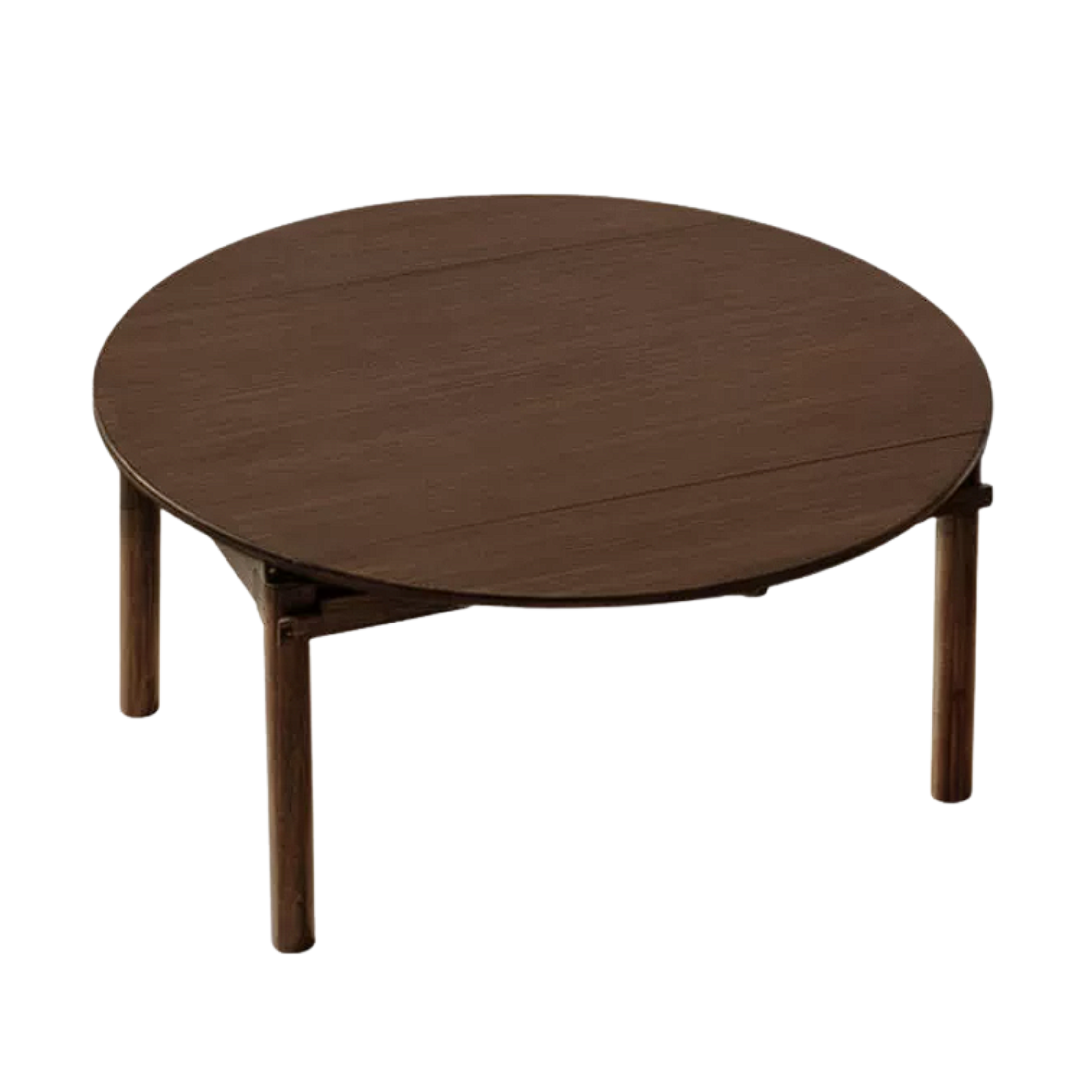 Black Walnut, Ash, Oak, Golden Pearwood Folding Dining Table