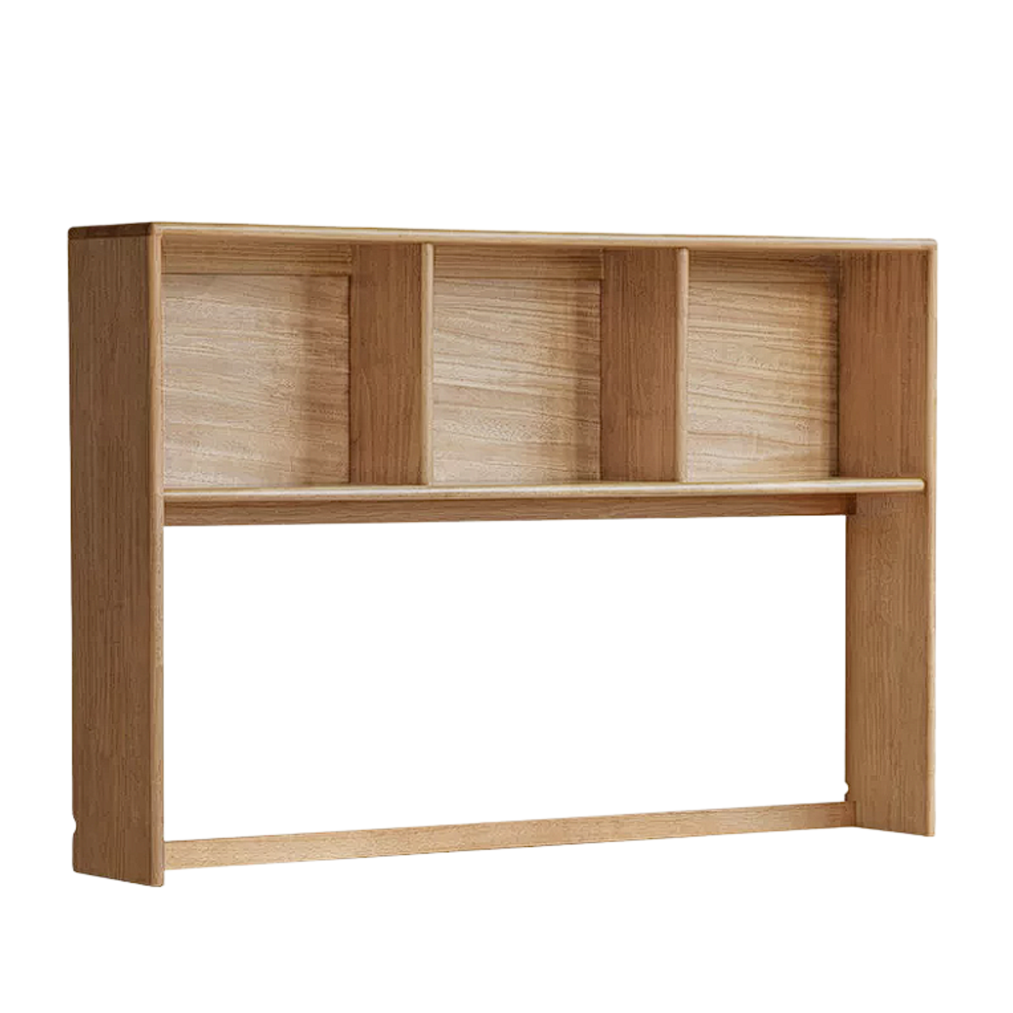 Beech, Oak, Rubberwood Solid Wood Study Desk with Shelf