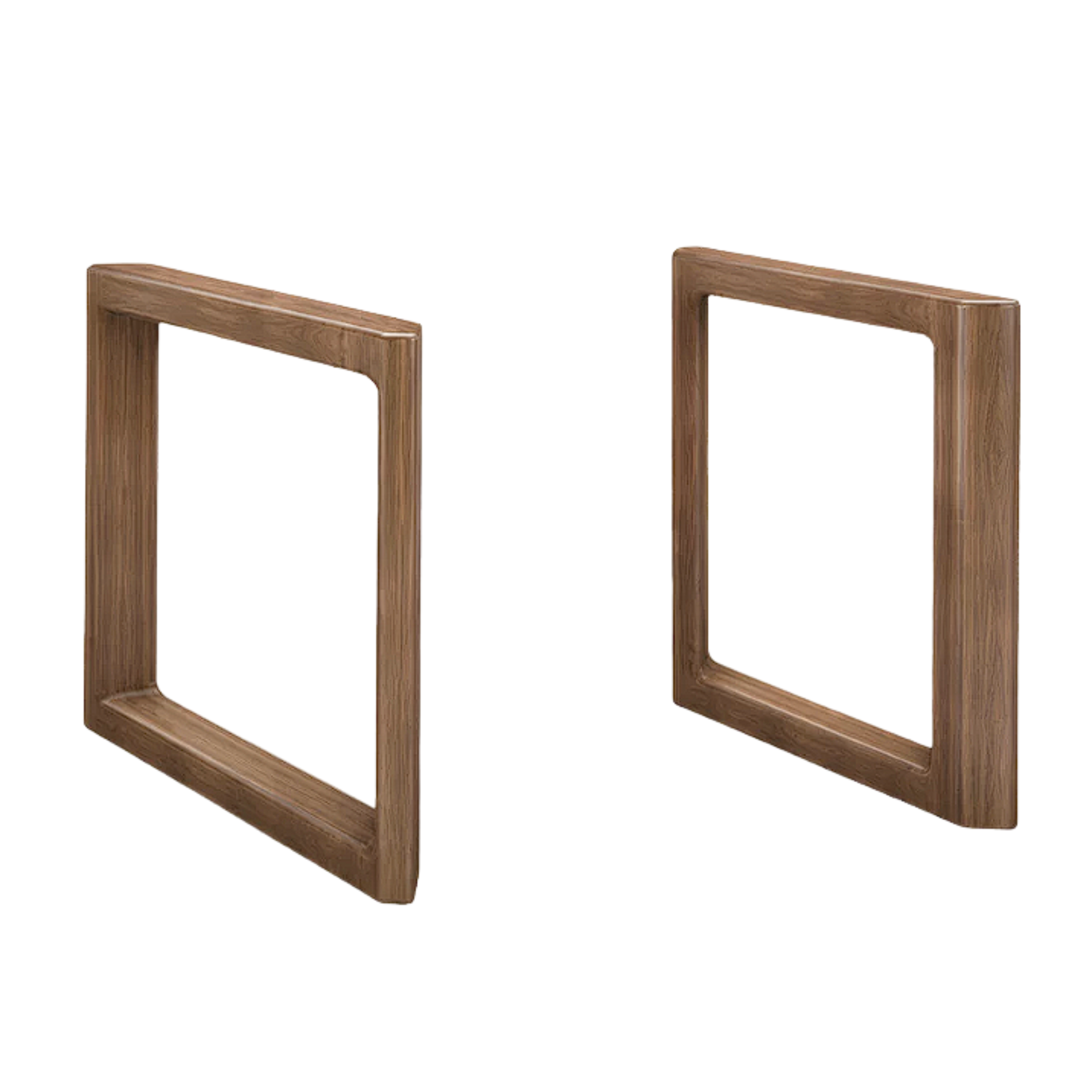 Black Walnut, South American Walnut, Ash Solid Wood, Metal, Acrylic Table Legs