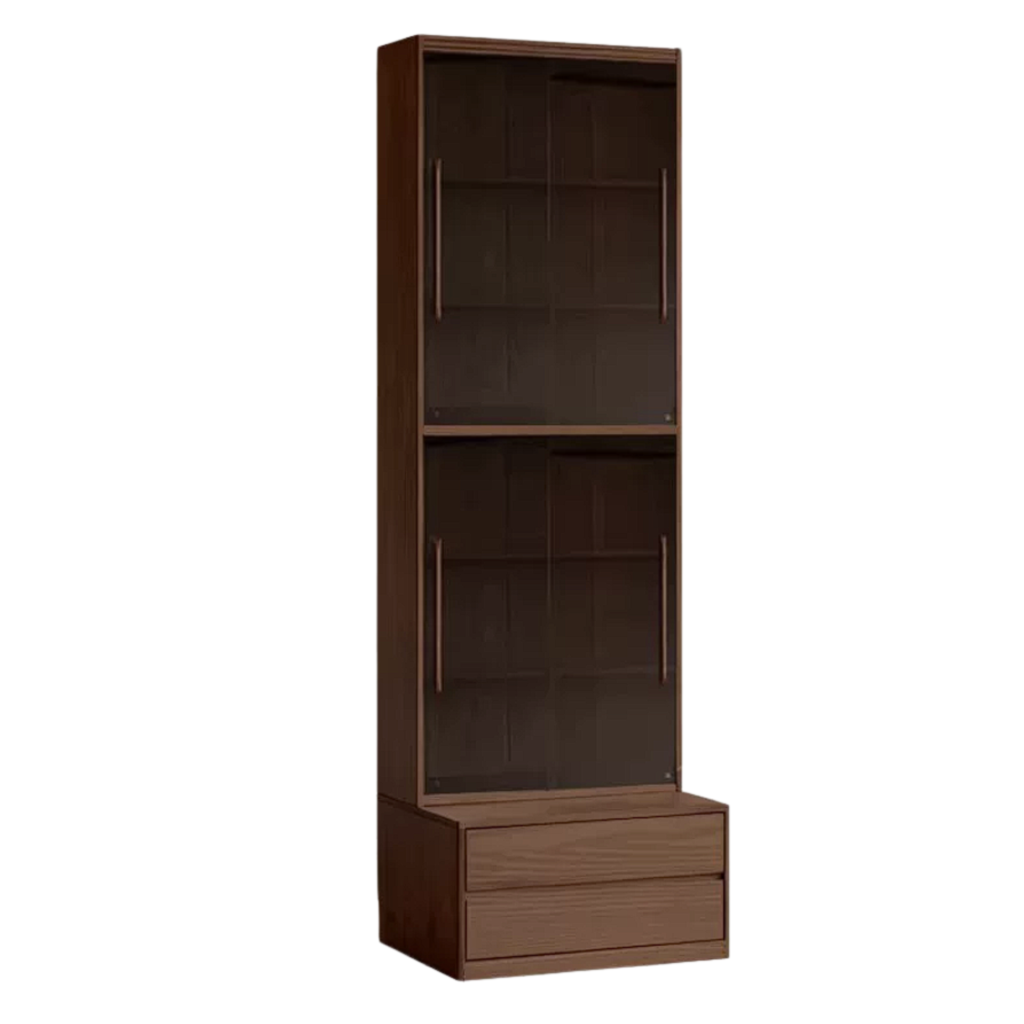 Sandalwood, Oak, Ash Solid Wood Combination Bookcase