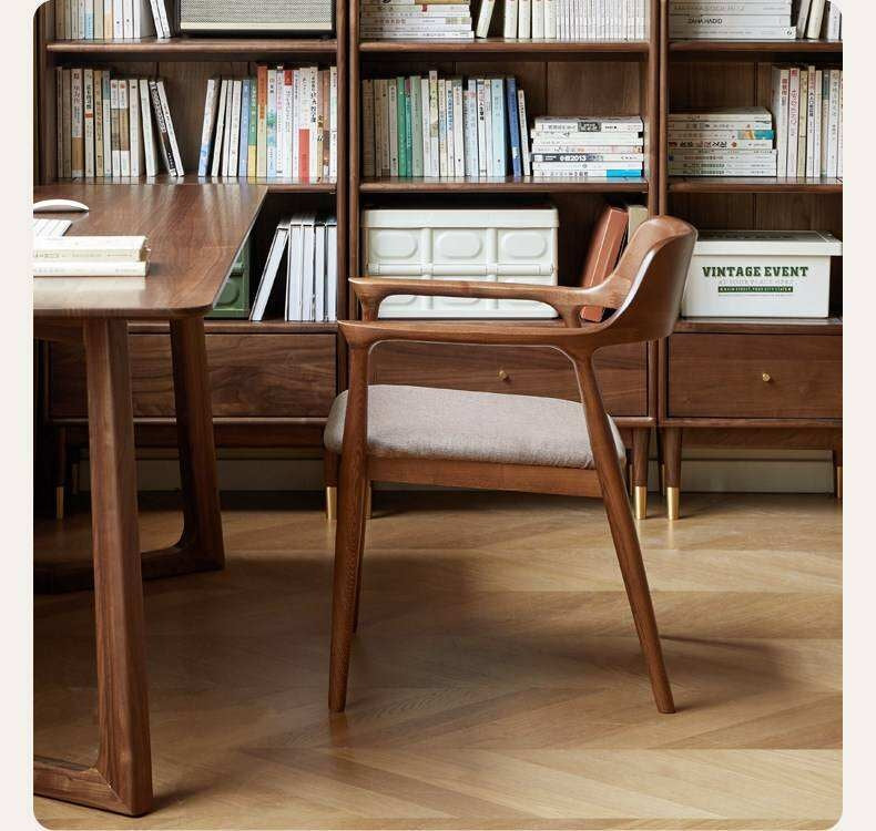 4 pcs -Ash solid wood Sculptural Wishbone-Style Dining Chair