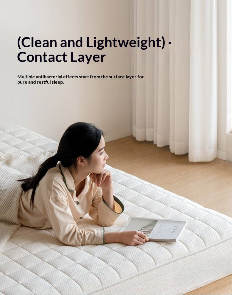 Zero-Glue Certified Natural Latex and Jute Mattress — Spring, Firm, Thick 22 cm