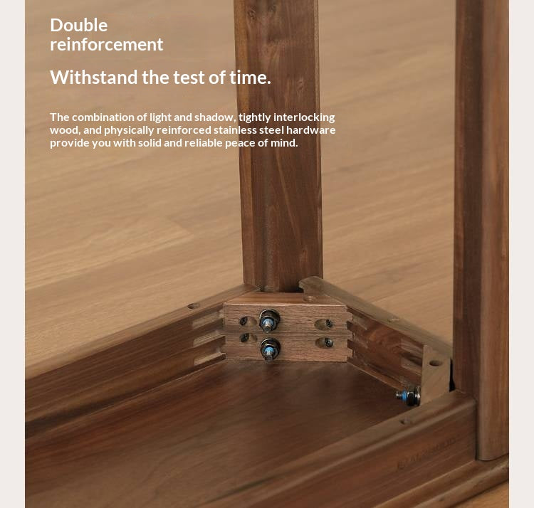 Black Walnut, Oak, Sandalwood, Ash Solid Wood, Solid RubberWood  Nordic Long Bench