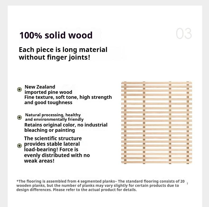 Cherry Solid Wood Box Bed Vintage Style