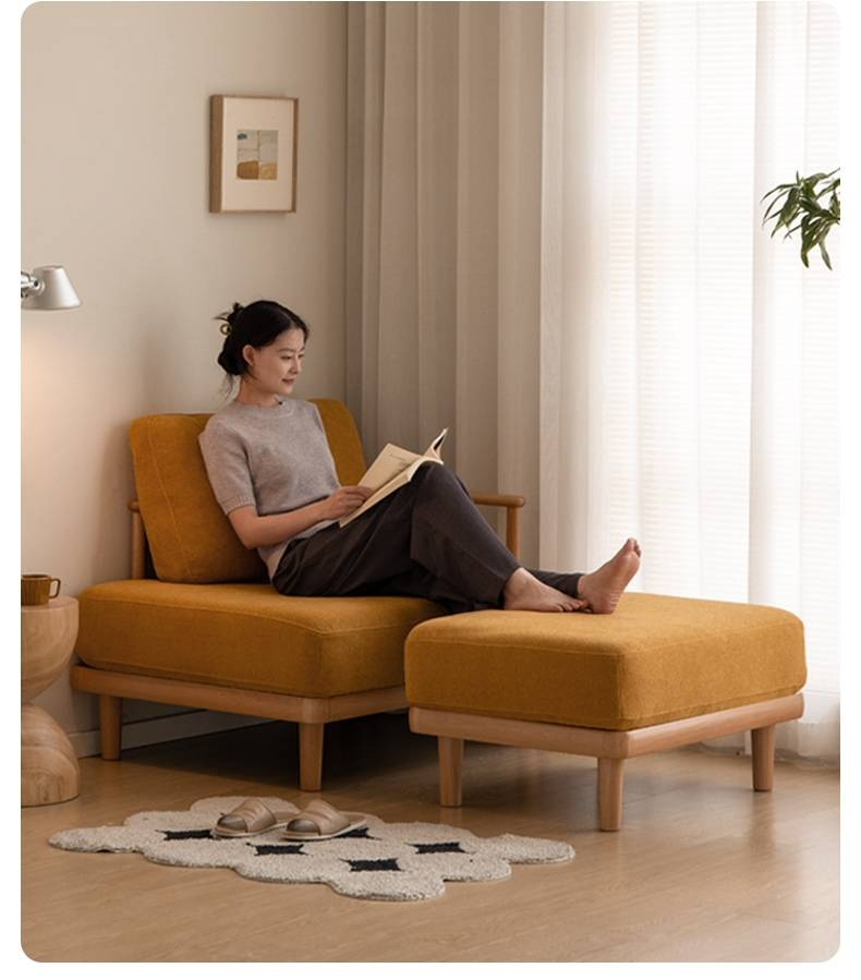 European Beech Wood Fabric Free Combination Sofa