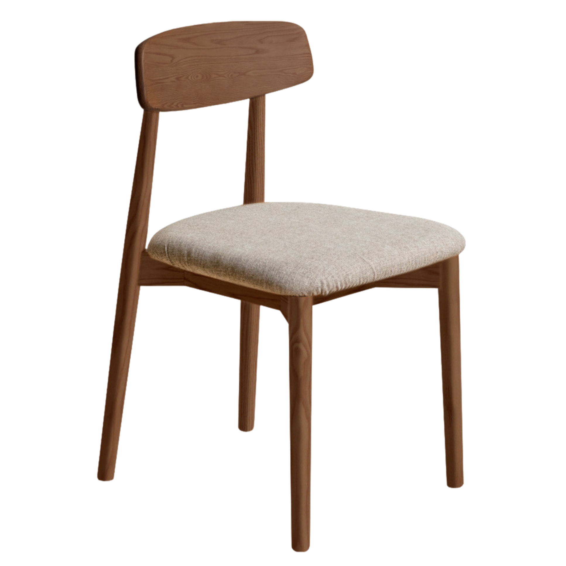 4 pcs set  Black Walnut, Ash, Oak, Beech, Cherry Solid Wood Simple Modern-Dining Chair