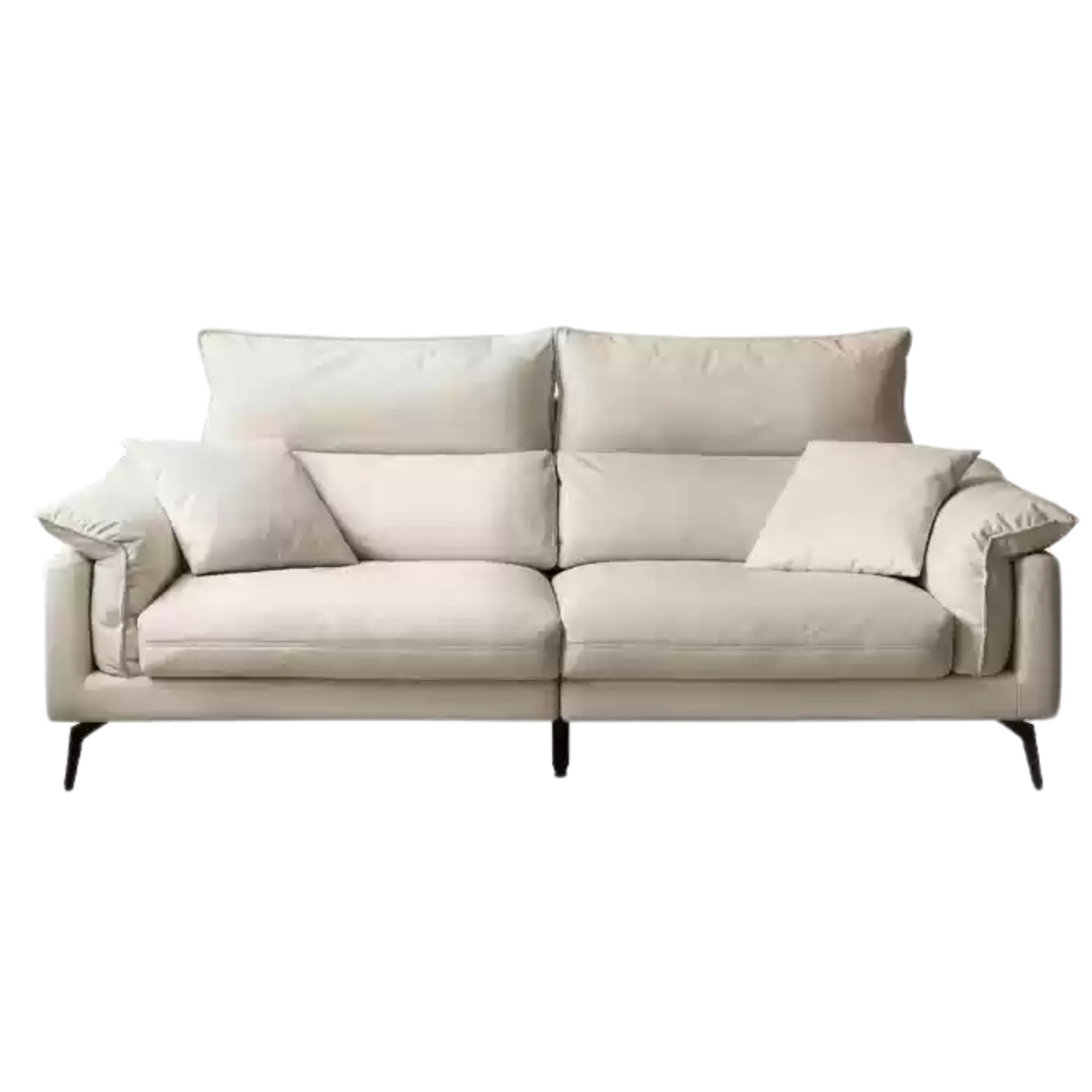 Technology Fabric Sofa Cream Style