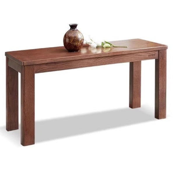 Oak, Black Walnut Solid Wood Nordic Long Bench