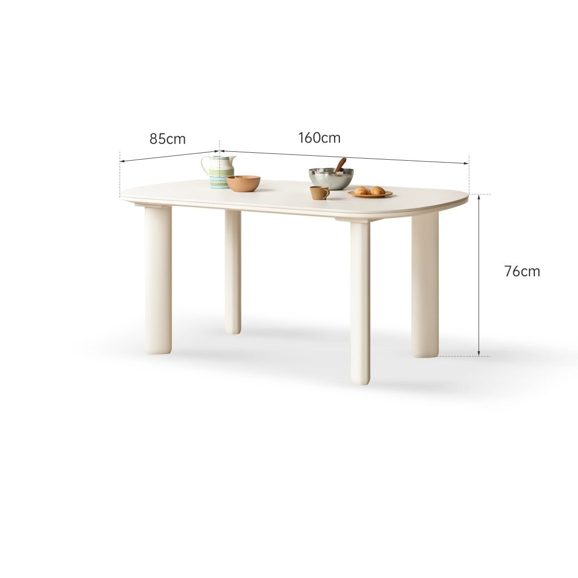 Poplar Solid Wood Rock Plated Oval Dining Table