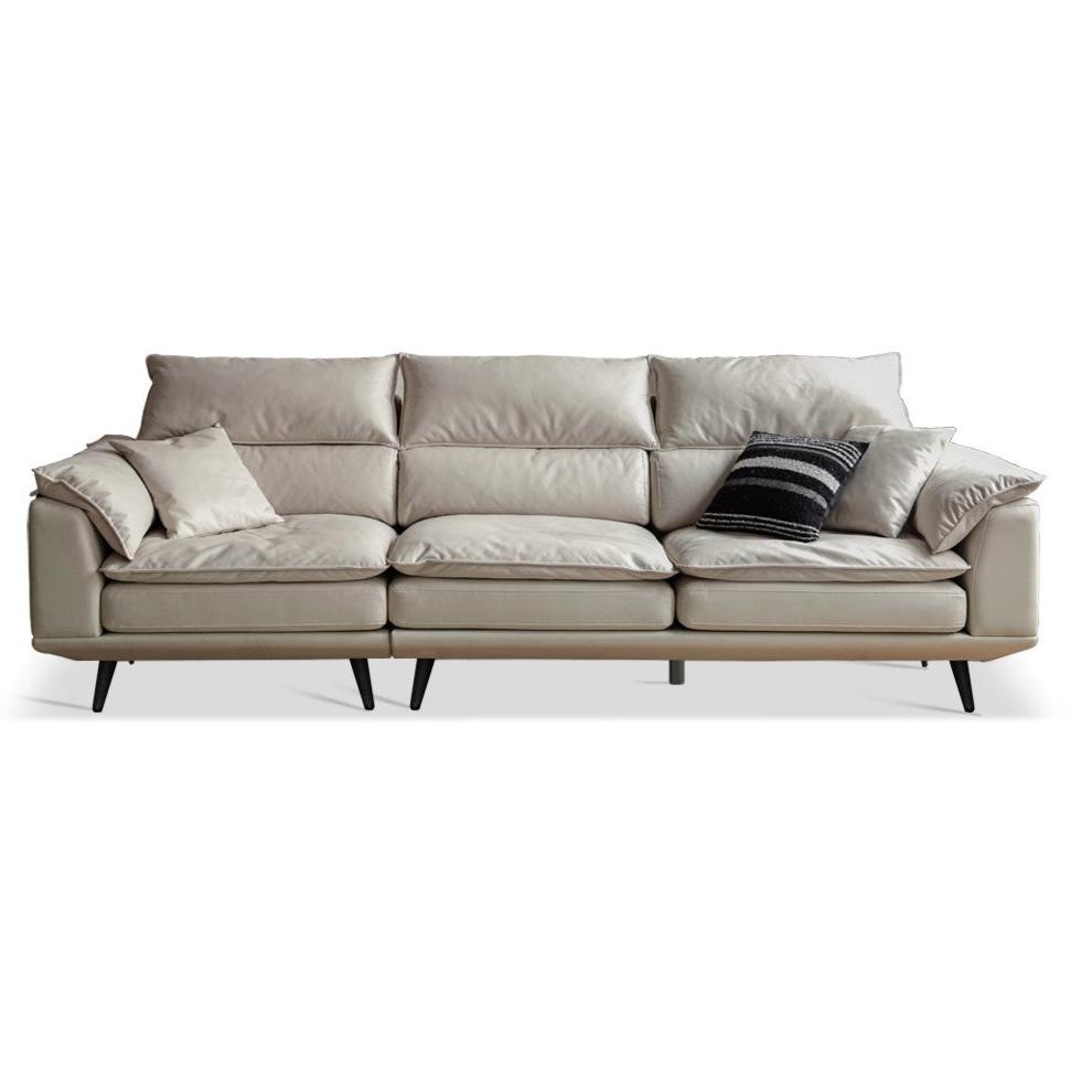 Fabric Modern Three Seat Down Sofa