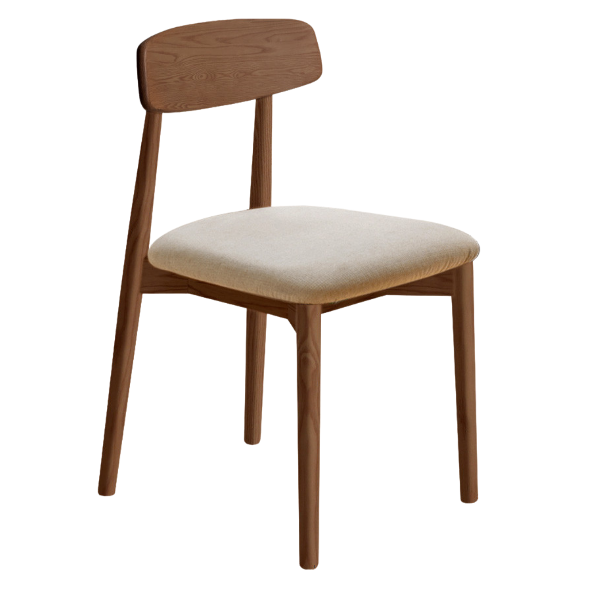 4 pcs set  Black Walnut, Ash, Oak, Beech, Cherry Solid Wood Simple Modern-Dining Chair