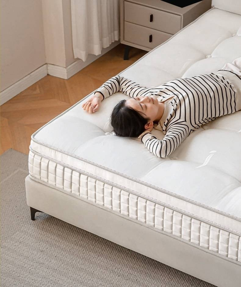 Eco-Friendly Button-Down Glue-Free Mattress — Anti-Mite Spring Mattress, Simmons Thick Design