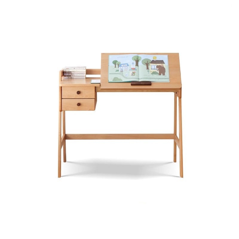 Beech solid wood Children's adaptive lifting Table"