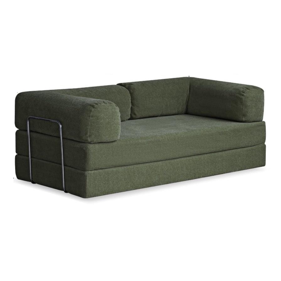 Fabric modern folding dual-purpose sofa