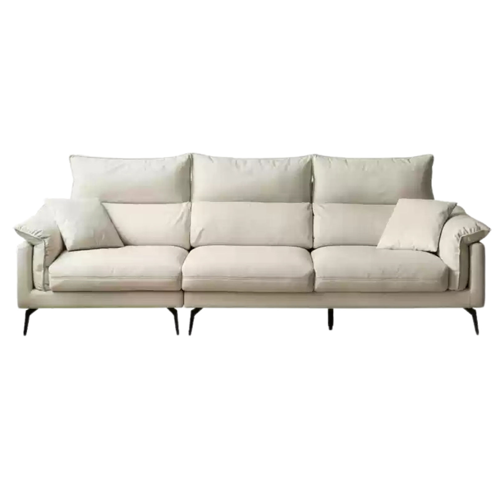 Technology Fabric Sofa Cream Style