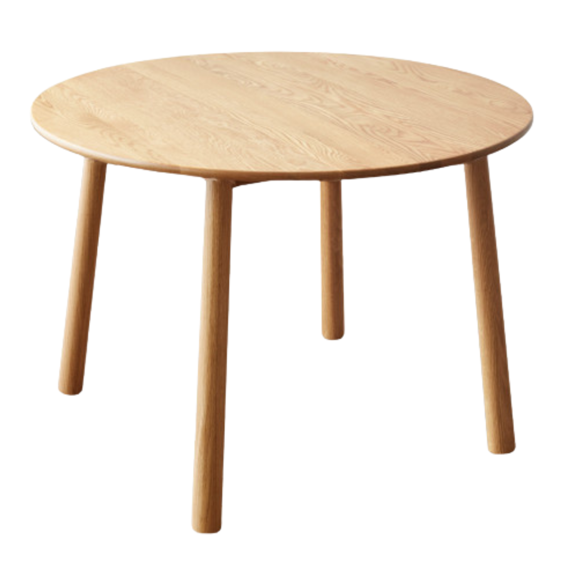 Oak Solid Wood Round Dining Table