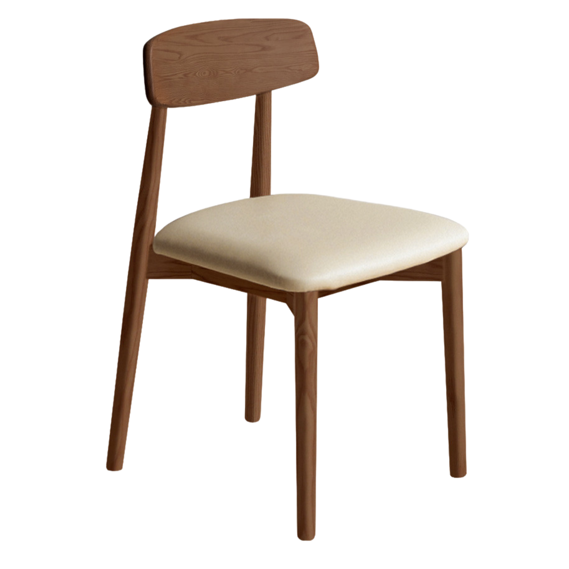 4 pcs set  Black Walnut, Ash, Oak, Beech, Cherry Solid Wood Simple Modern-Dining Chair
