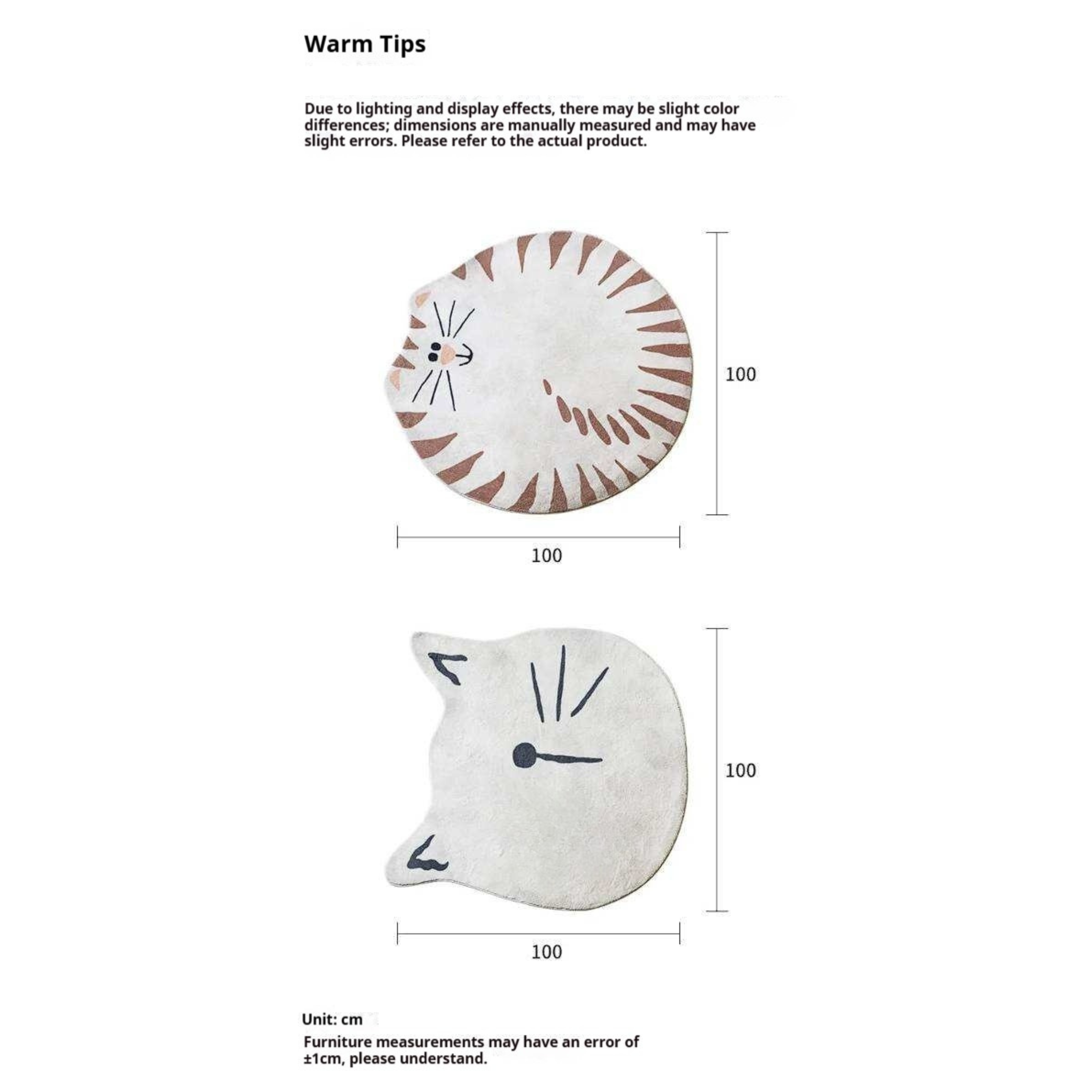 Anti-dirty Cute Non-slip Carpet
