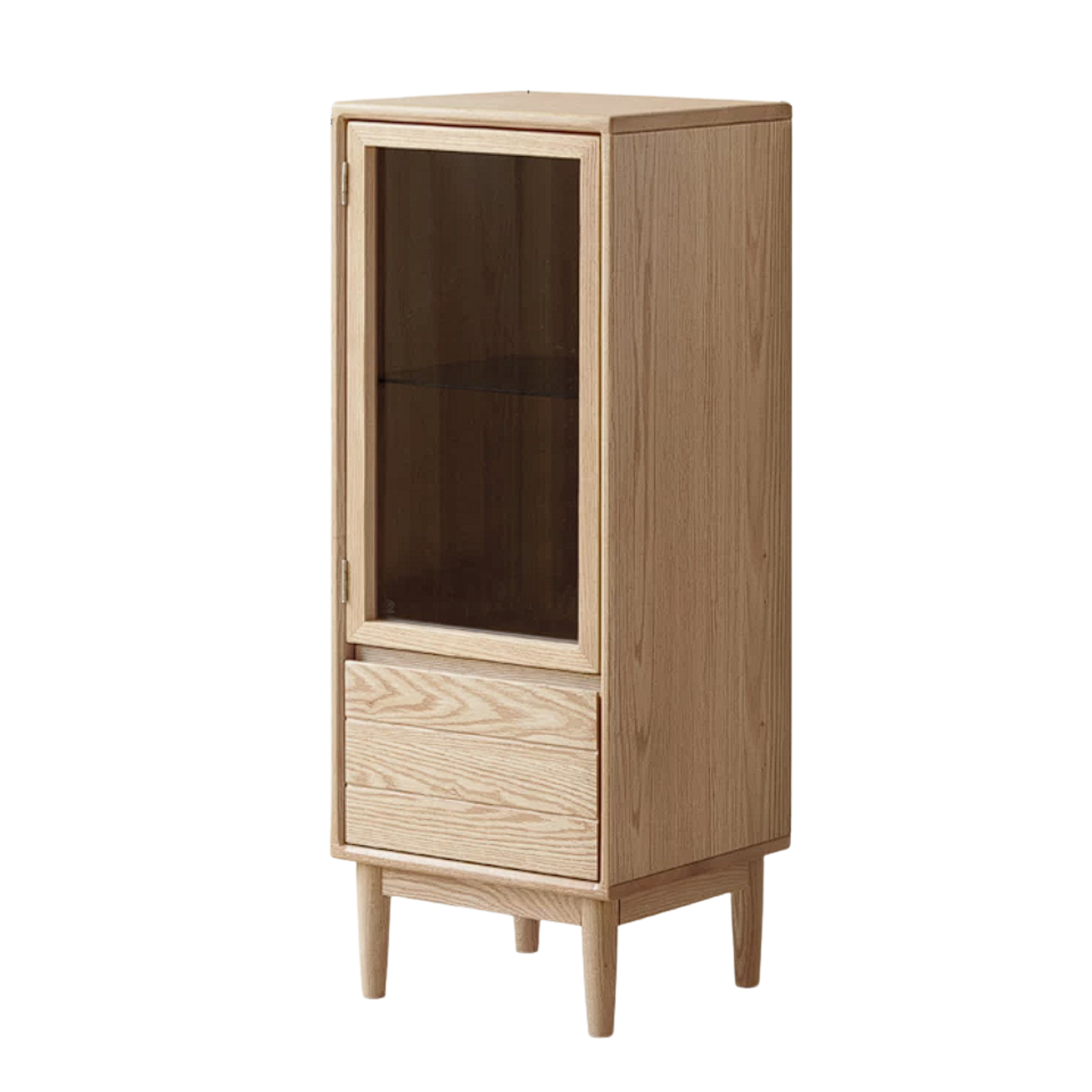 Oak, Ash Solid Wood Modern Simple Storage Side Cabinet