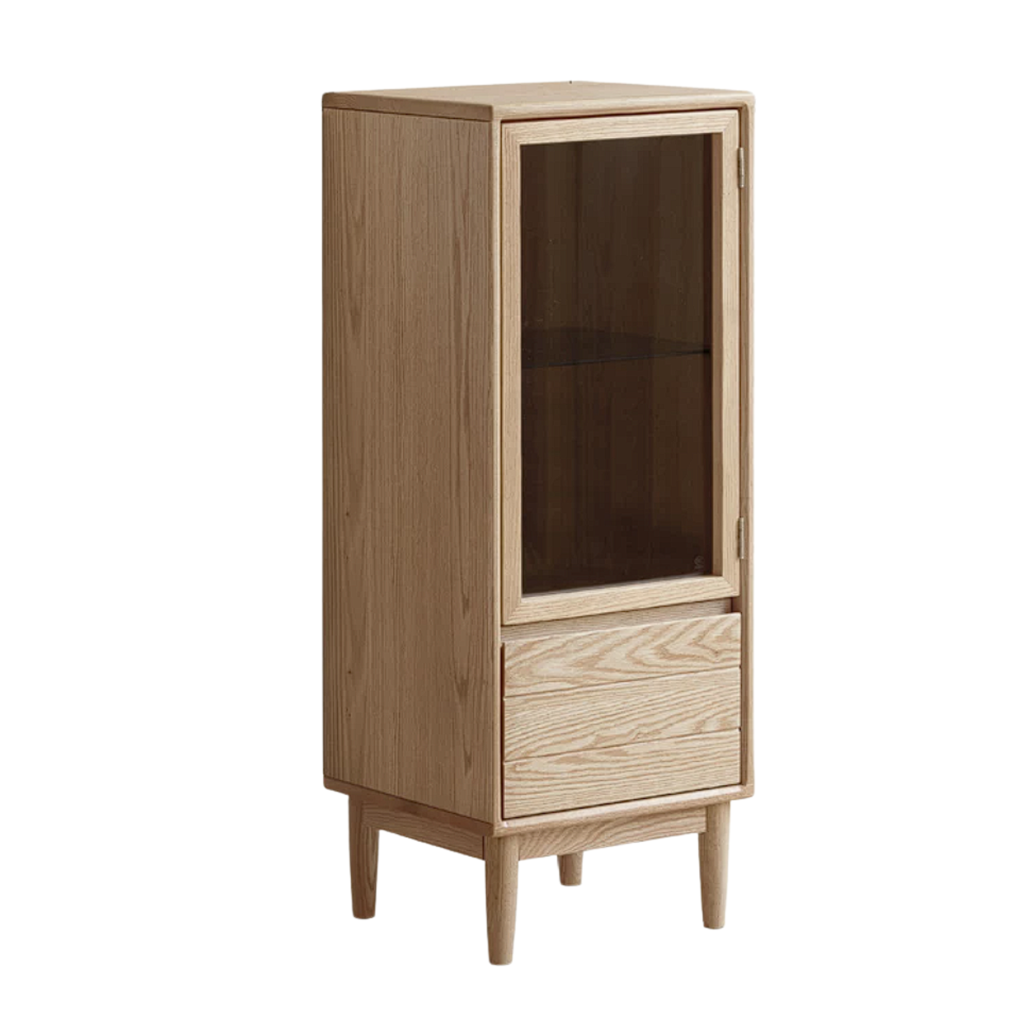 Oak, Ash Solid Wood Modern Simple Storage Side Cabinet