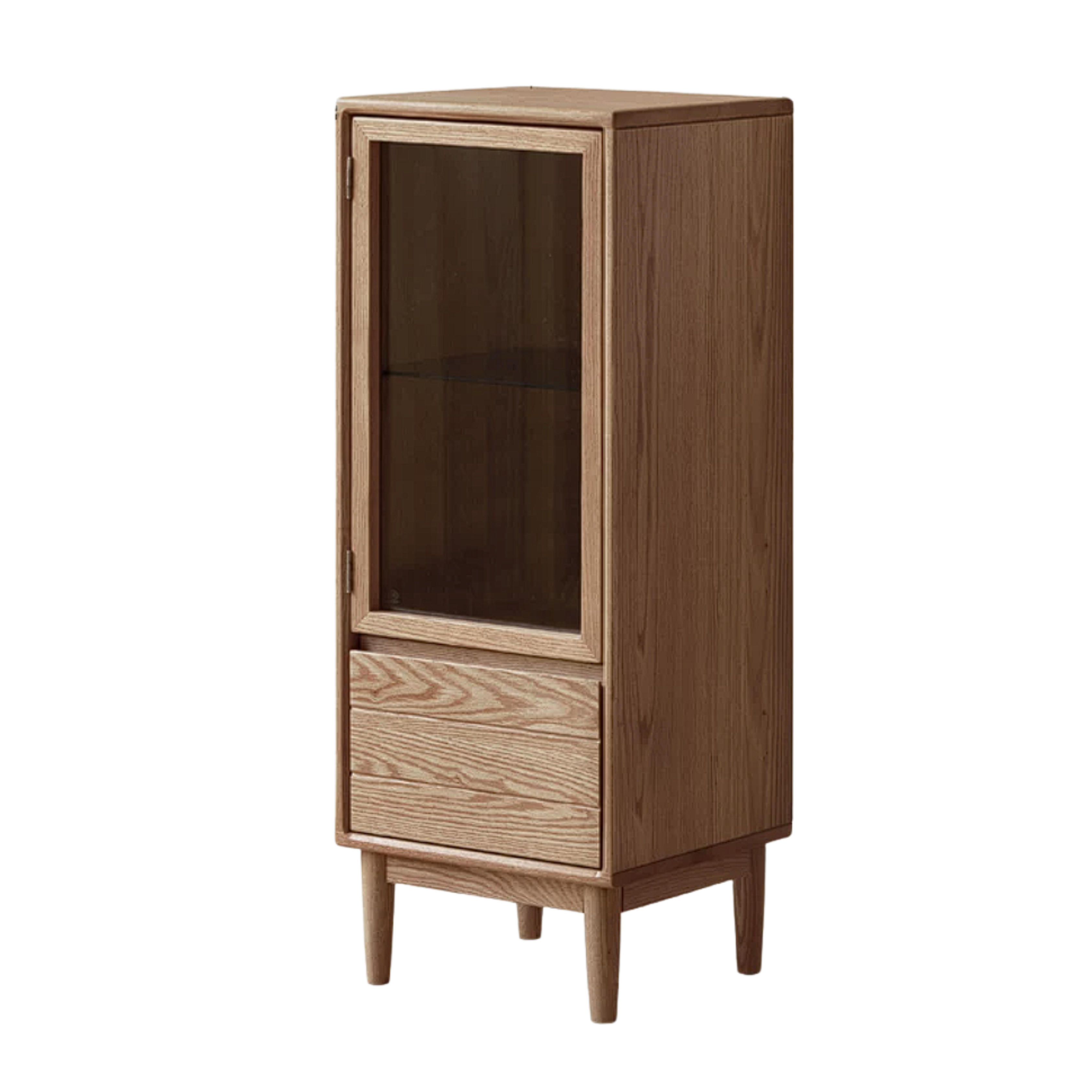 Oak, Ash Solid Wood Modern Simple Storage Side Cabinet