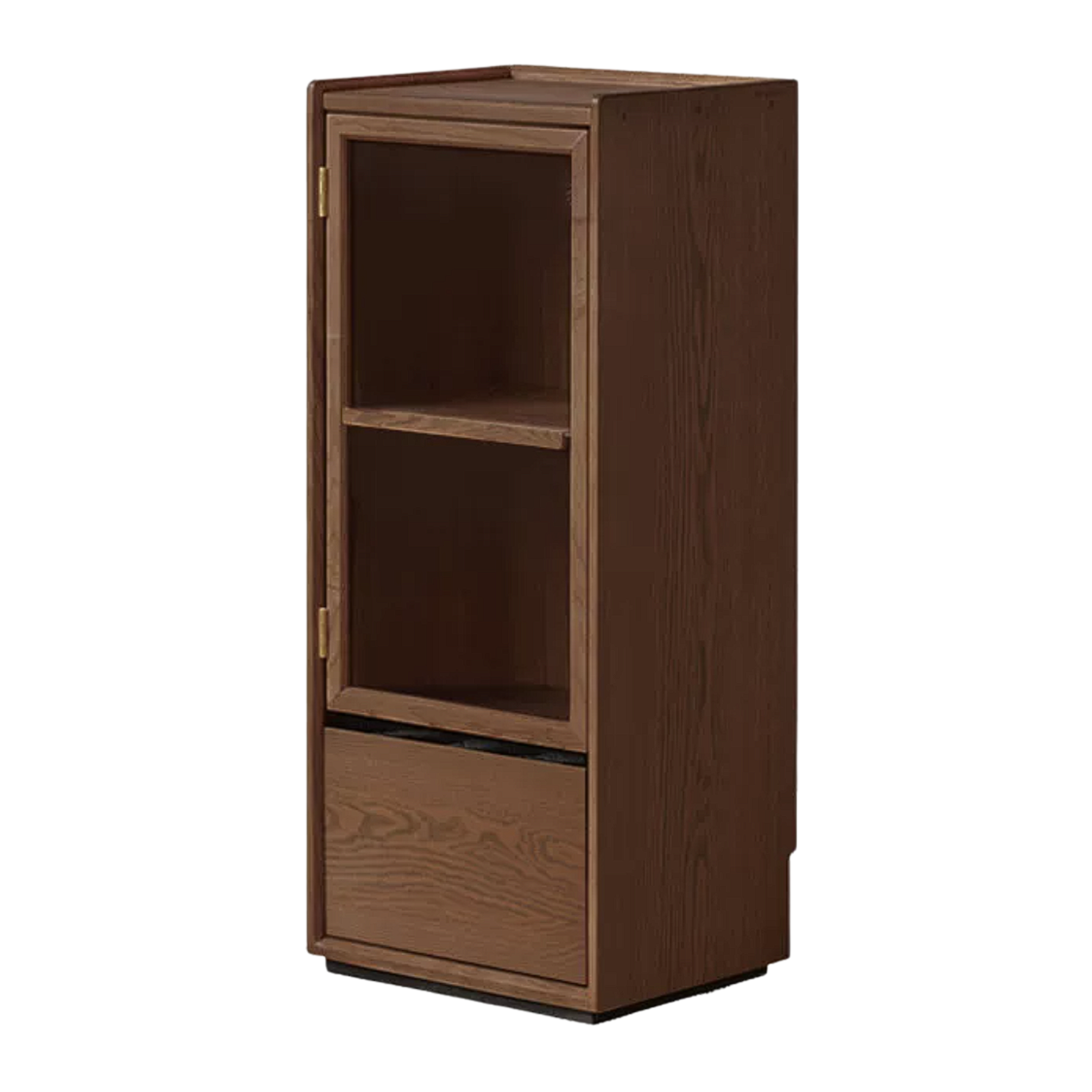 Oak Solid Wood Modern Side Cabinet