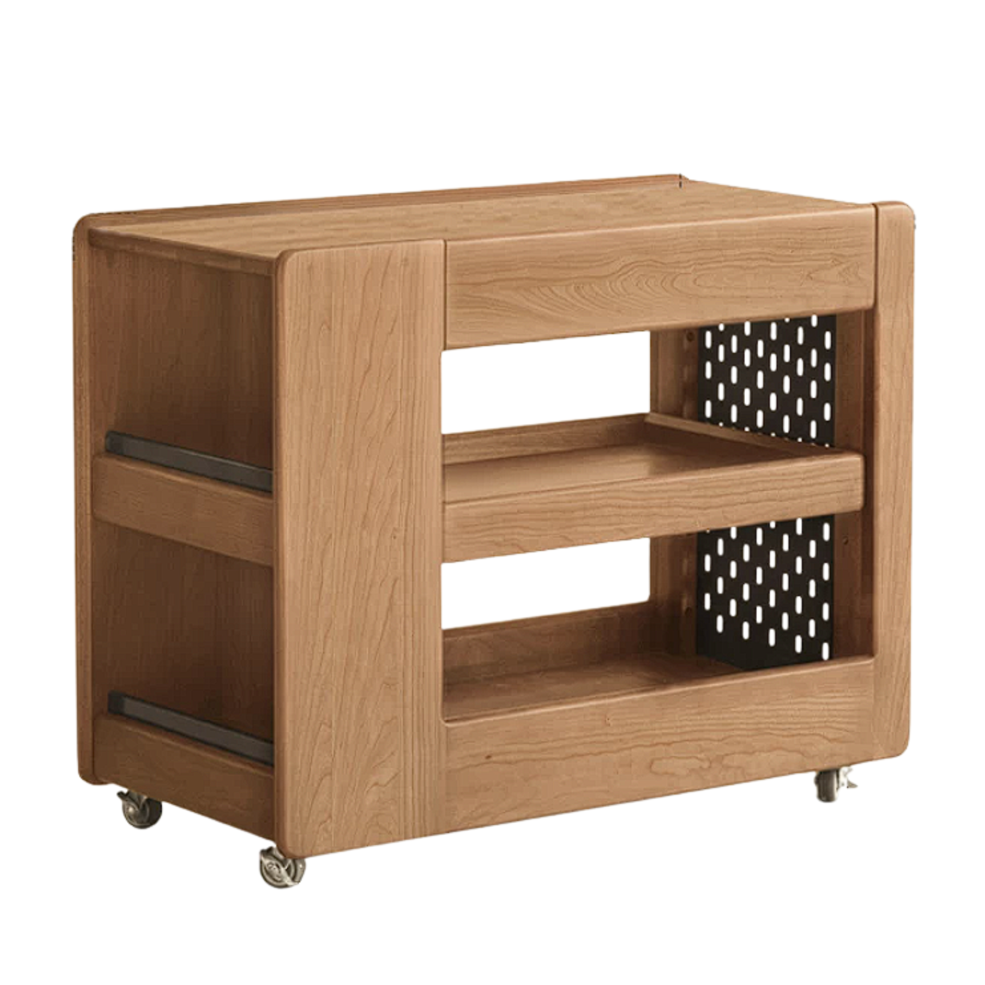 Black Walnut, Oak, Cherry Wood Solid Wood Luxury Corner Side Table