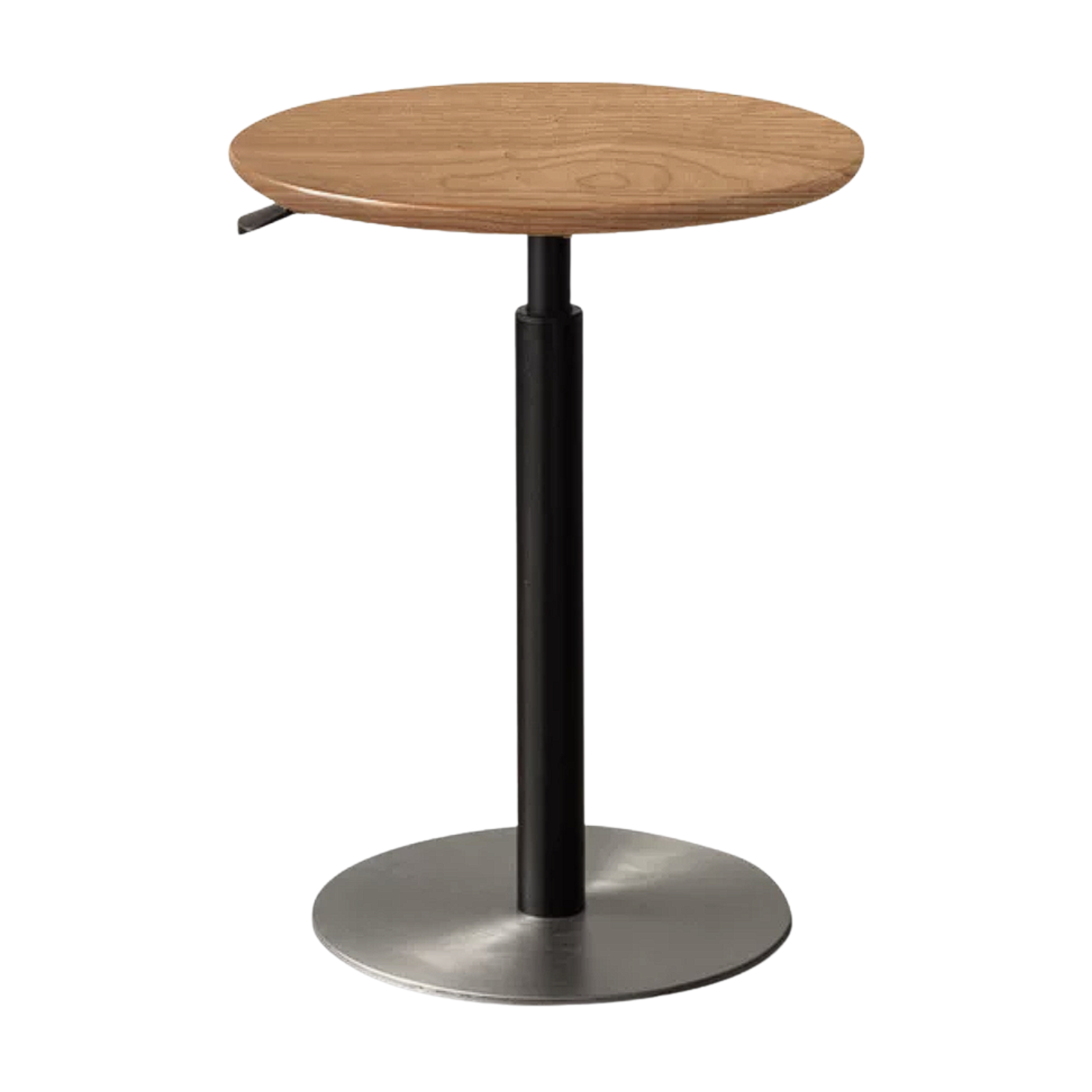 Poplar, Cherry Wood Solid Wood Vintage Style Adjustable Side Table