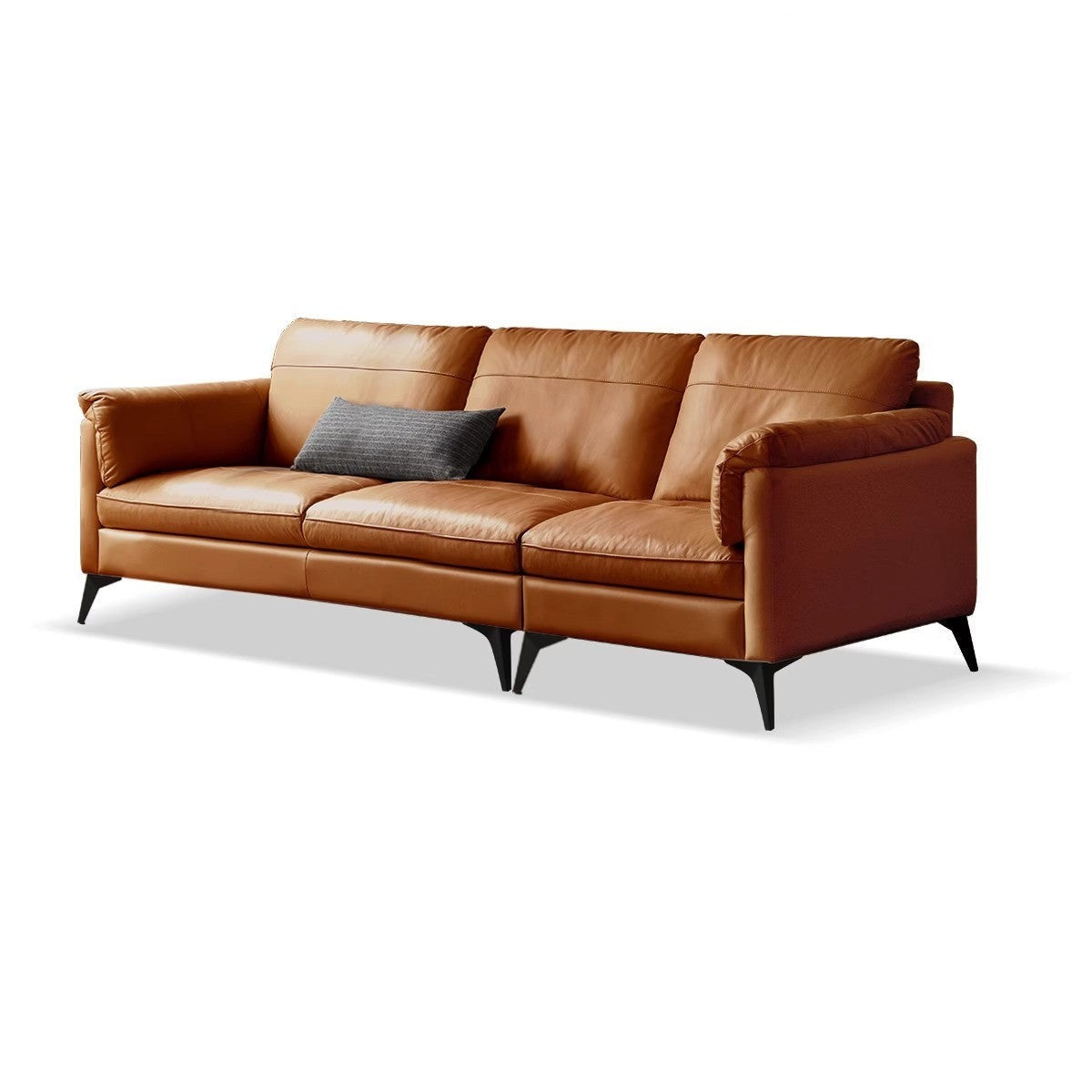 Italian leather sofa first layer cowhide light luxury "