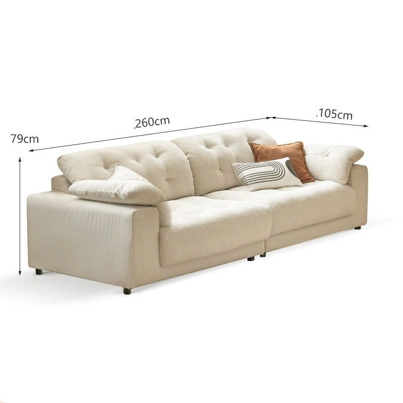 White store down couch