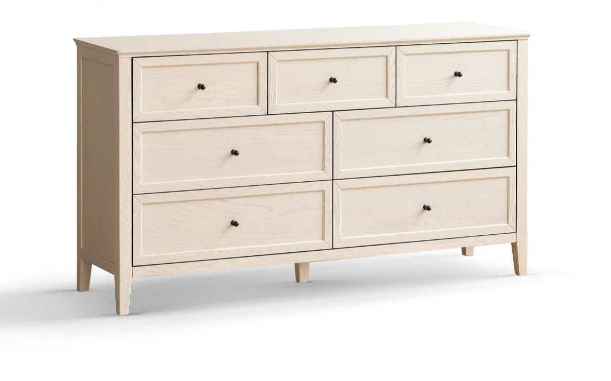 Oak solid wood American style chest of drawers)