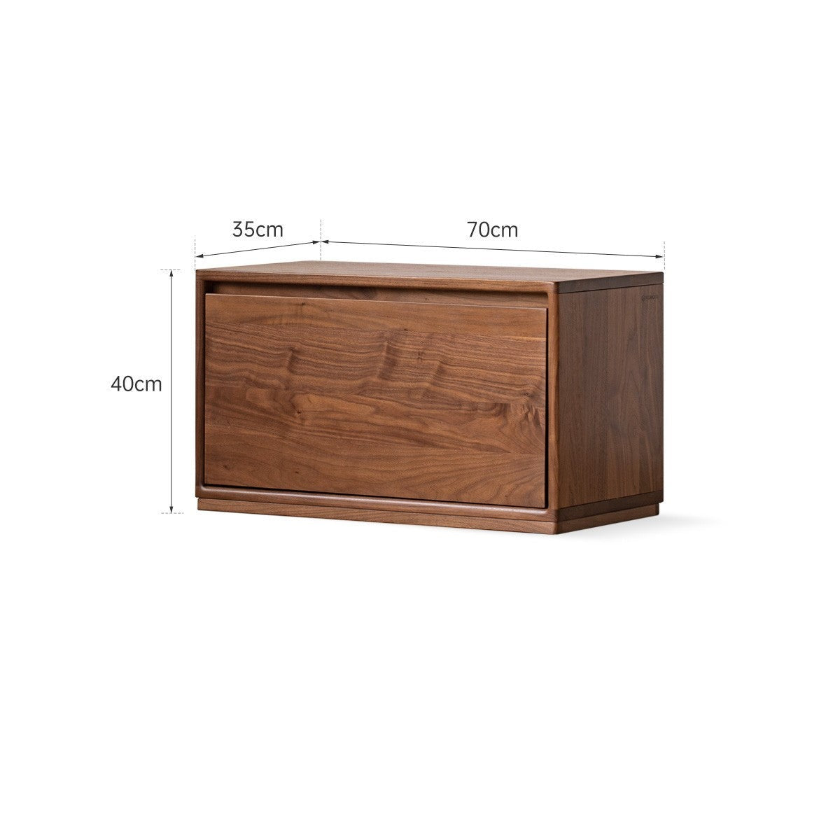 Black walnut Solid wood TV cabinet modern module combination storage-