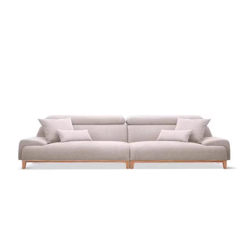 Fabric Combination High Back Sofa