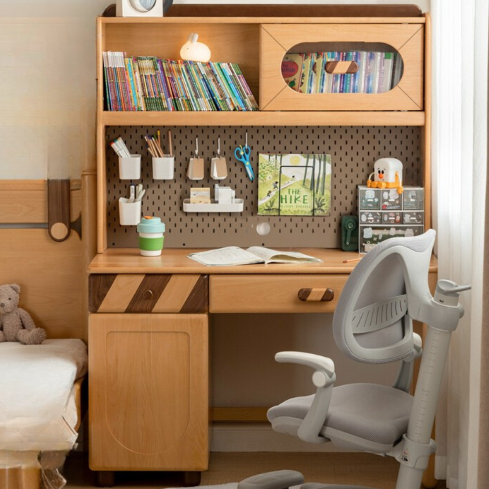 Beech Solid Wood Children s Learning Desk