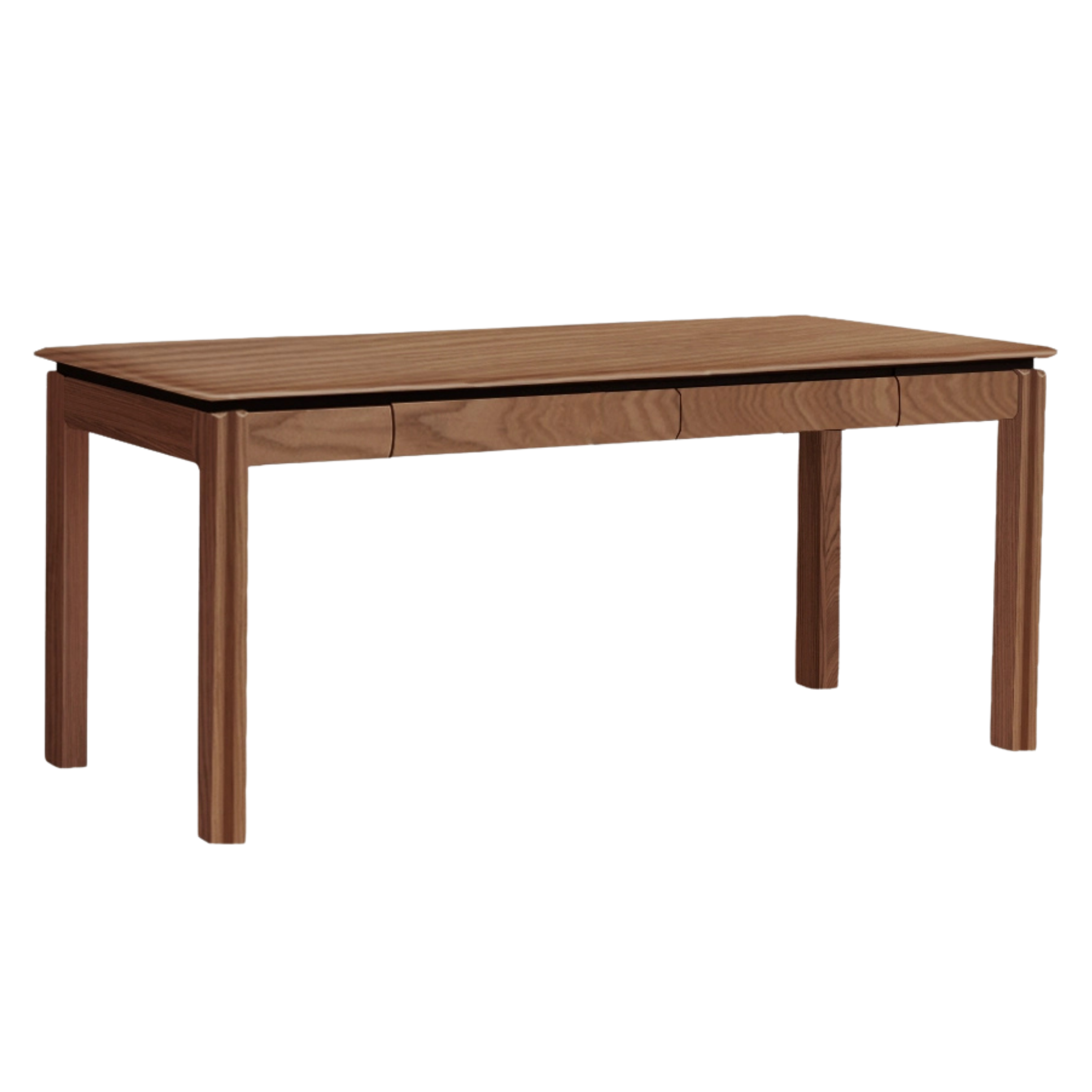 Black Walnut, Ash, Sandalwood Solid Wood Modern Large Office Table