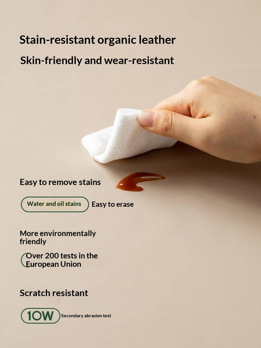 Black Walnut, Oak, Solid Rubberwood Chair with Soft Fabric/Leather Back