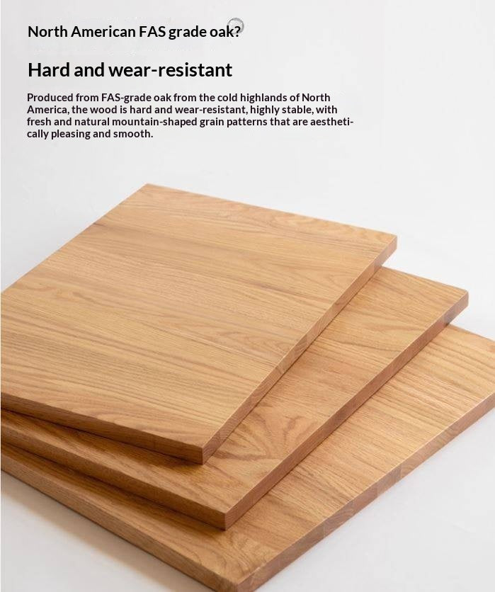 Black Walnut, Oak, Solid Rubberwood Chair with Soft Fabric/Leather Back