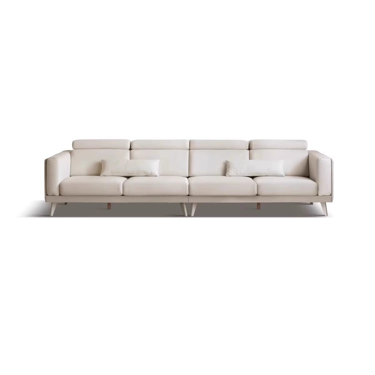 Oak Solid Wood Technology Fabric Sofa Light Luxury"