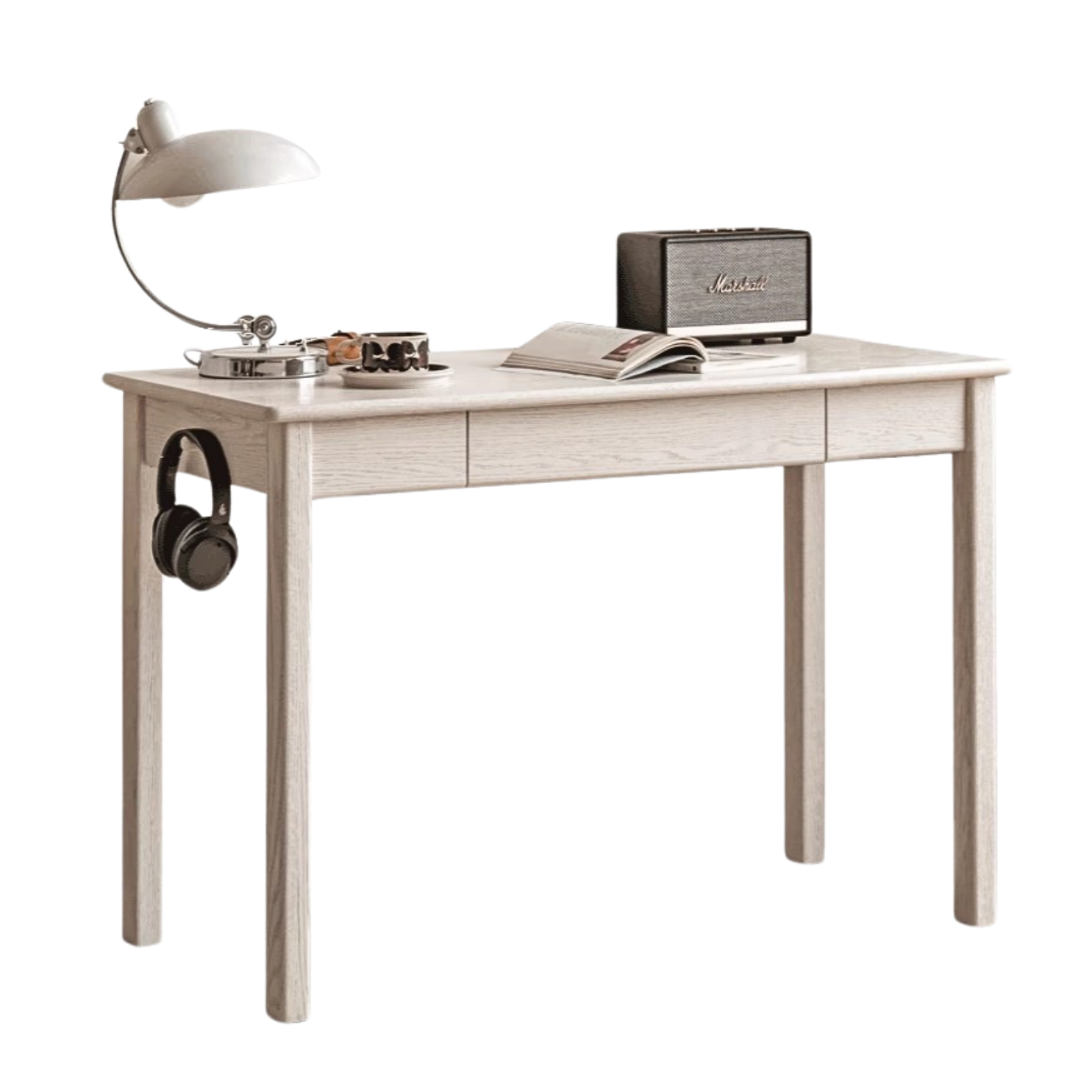 Oak solid wood Cream style Office desk-