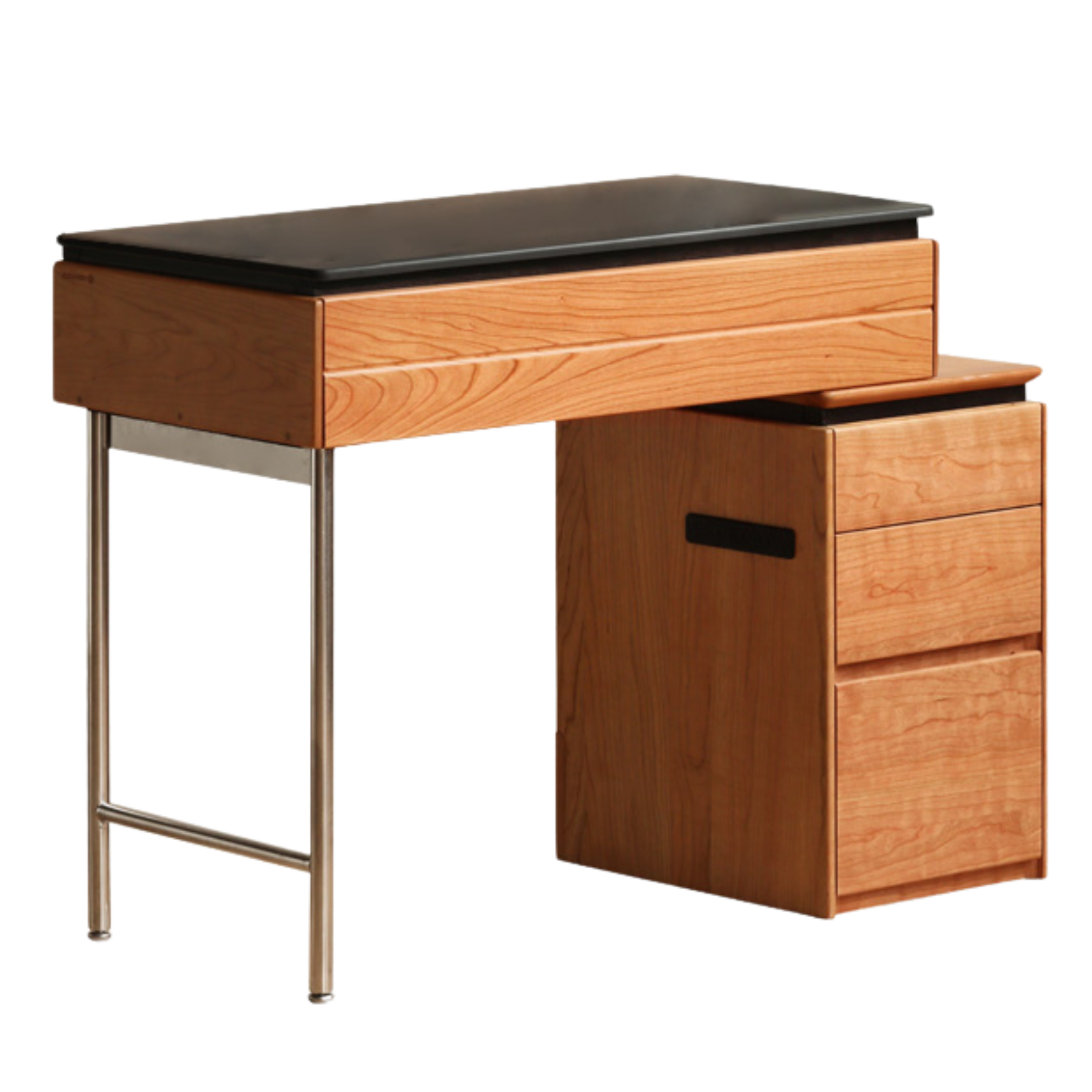 Cherry Wood Retractable Dressing Table