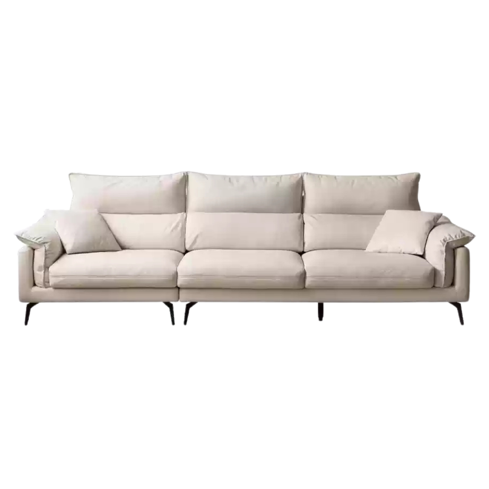 Technology Fabric Sofa Cream Style