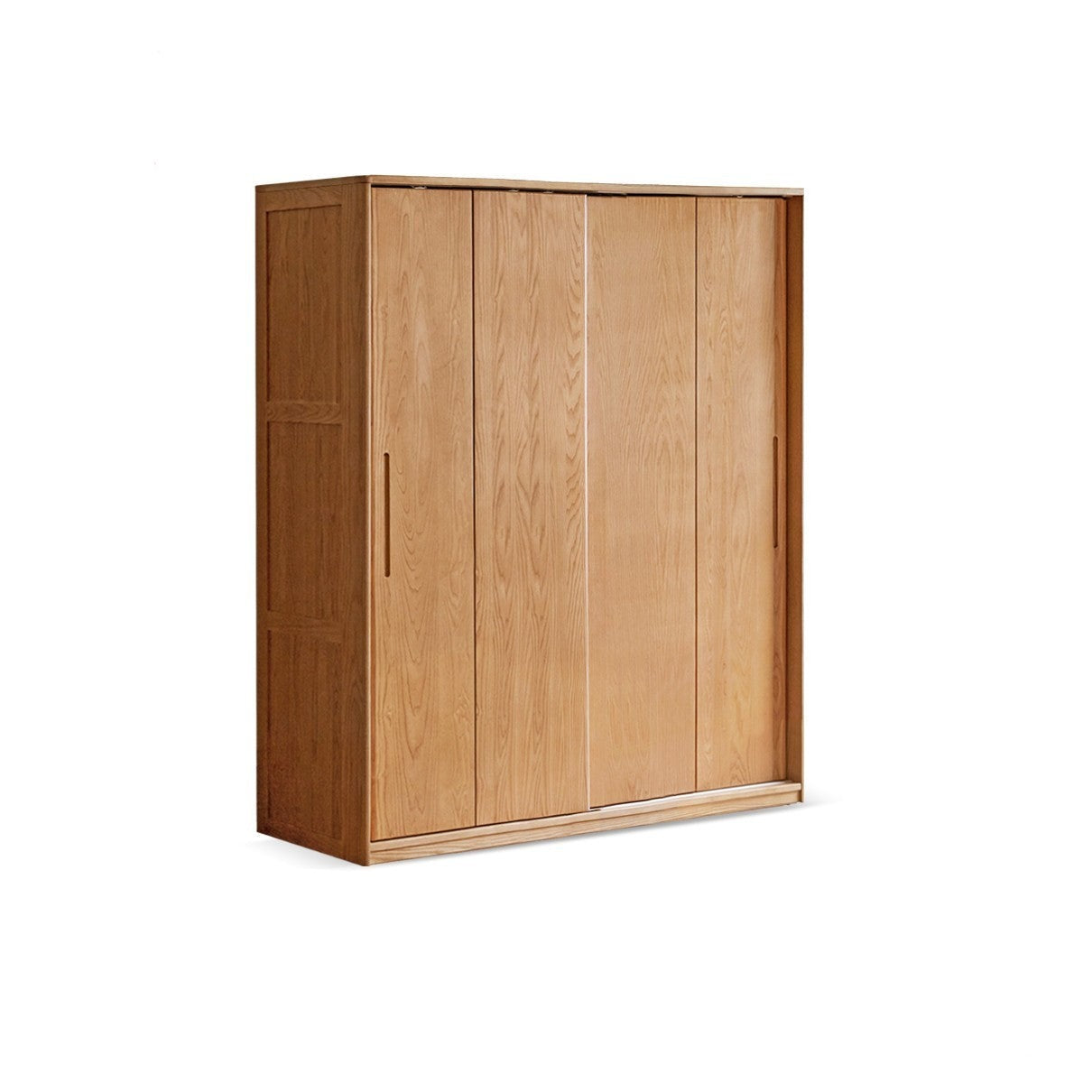 Oak, Ash solid wood wardrobe sliding door-
