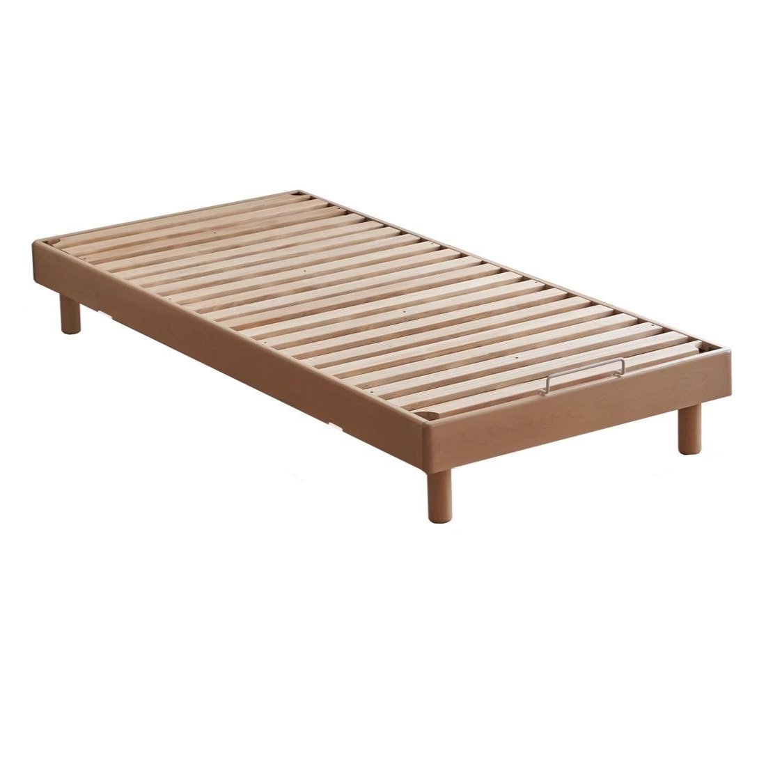 Birch Solid Wood Mother-and-child platform bed, headboard-free bed