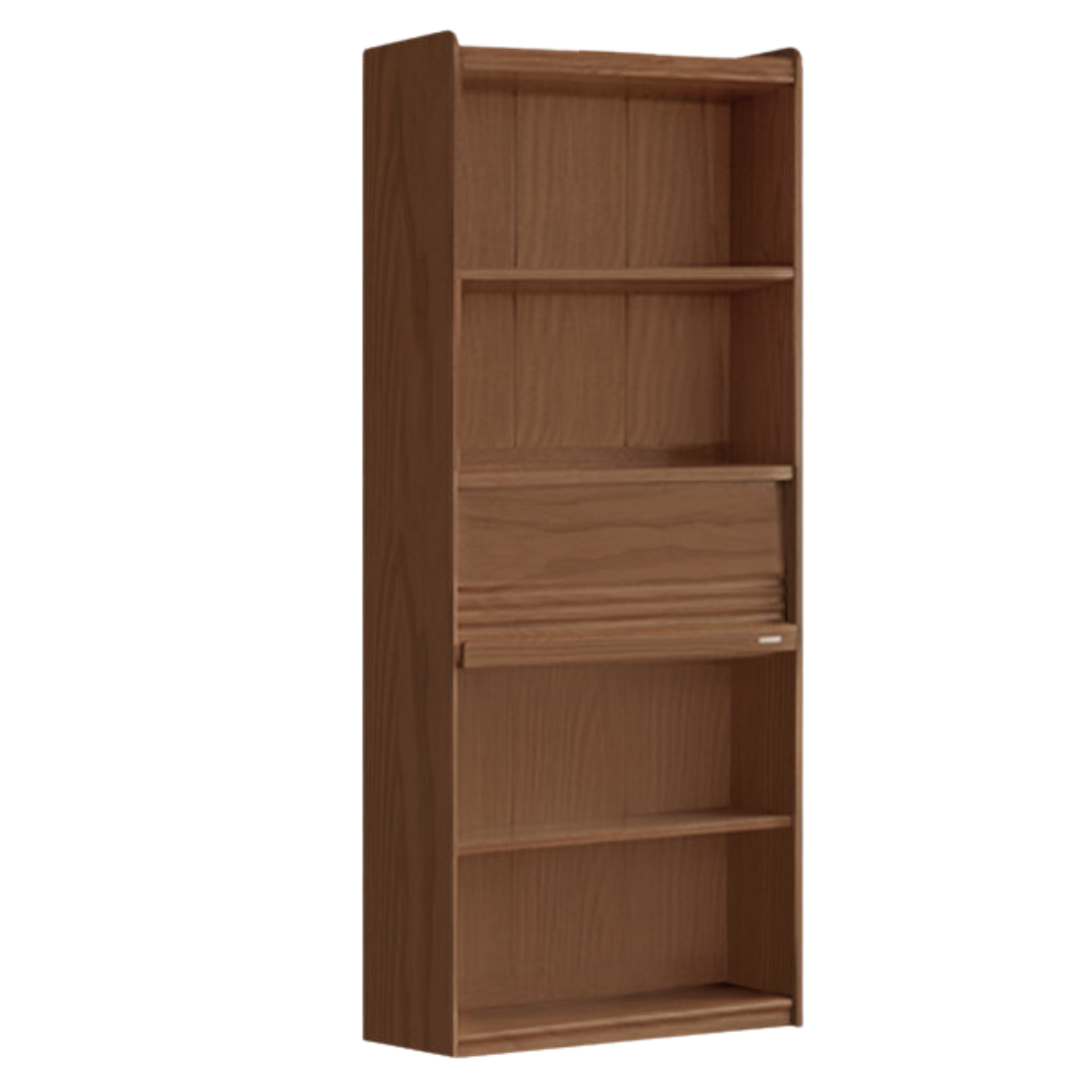 Black Walnut, Sandalwood, Oak, Ash Solid Wood Combination Bookcase with Floor Display and Luxury Storage